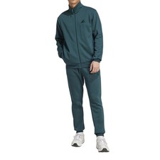 Adidas Tuta da Uomo Basic 3-Stripes Fleece Verde Codice JX5546 - 9M