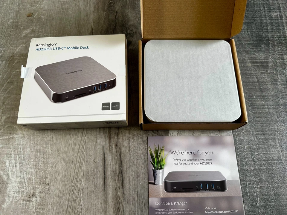 Kensington AD220S3 Dual Display Dock for Any MacBook M1/M2/M3/M4 - NEW - Image 2 of 3