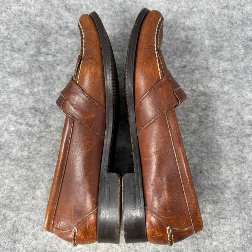 Vintage LL Bean Penny Loafers Brown Mens Size 9.5D Moc 