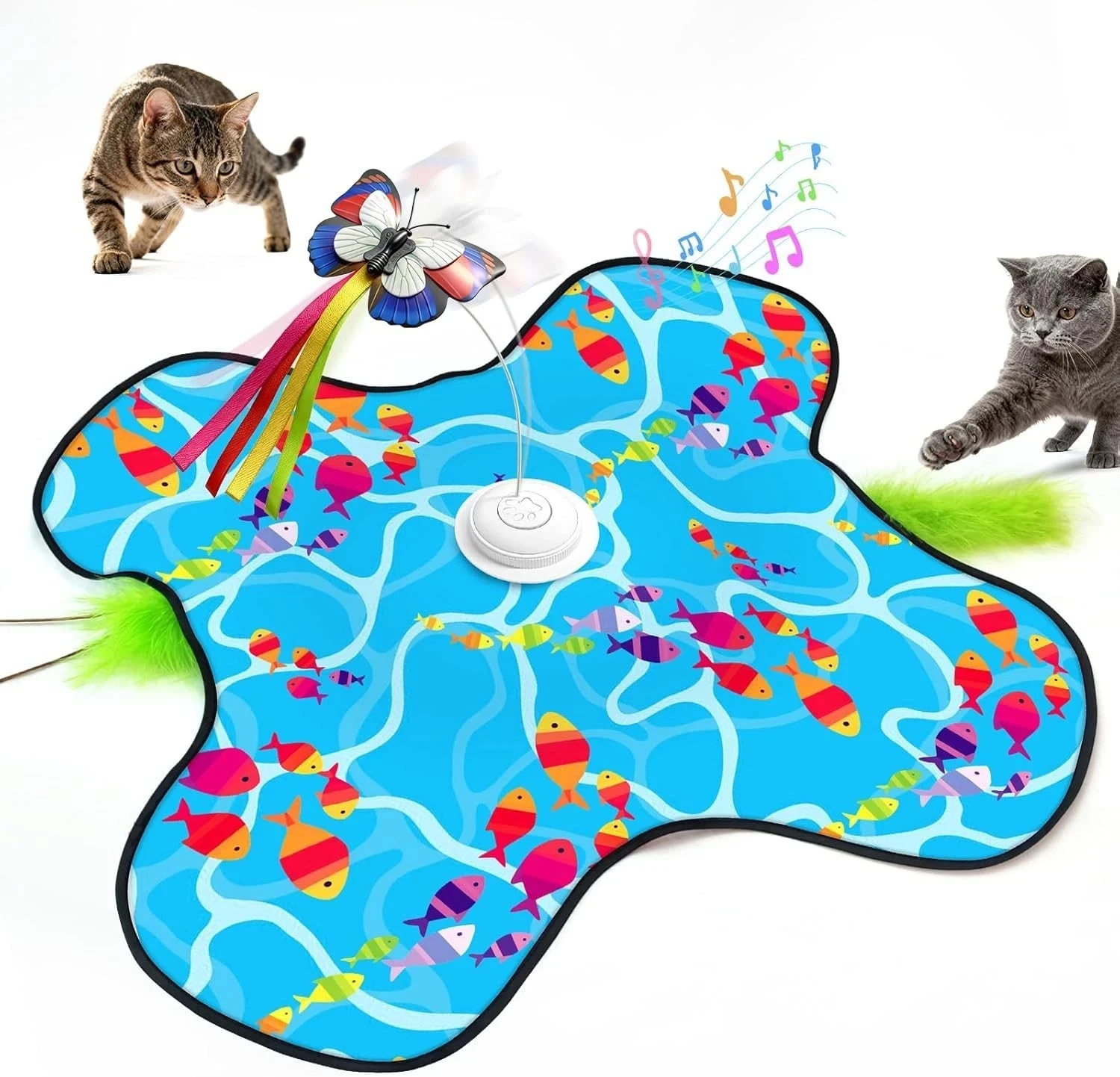 Hide and Seek Cat Toys, in-The-CoverUnpredicatable Moving Feather, Interac