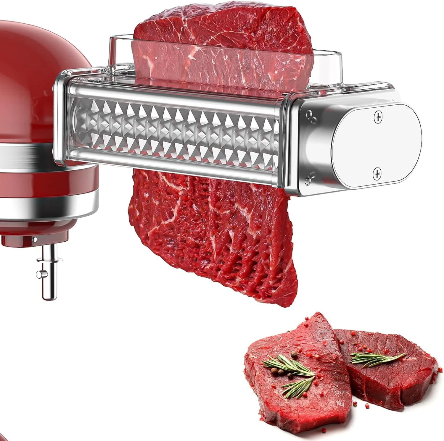 Meat Tenderizer for KitchenAid Mixer - Tenderizing Tool with Clear...