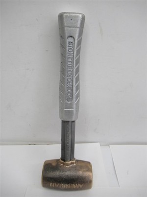 American Hammer AM4BRAG , 4# Brass Head Hammer W/Aluminum Handle ,12'' OAL