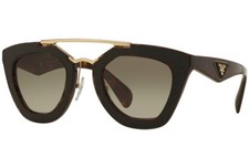 Prada PR14SS 2AU4M1 Ornate Sunglasses Havana Frame Green 49mm Lens