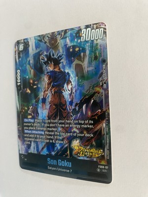 ドラゴンボールカード SR 30000 Bandai Son Goku SR Battle Card FS09-07 Dragon Ball Legends Super