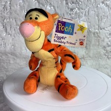 Disney Winnie The Pooh  Friends Tigger 7" Plush Stuffed Vintage 90s Mattel Tags