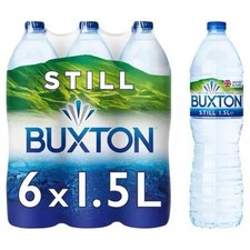 Buxton Still Natural Mineral Water Bottles  6x1.5l