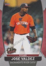 2018 Sacramento River Cats Jose Valdez RC Rookie San Francisco Giants