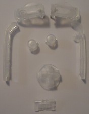Game Boy Advance BUTTONS PADS SET Nintendo GBA start select AGB-001-Clear