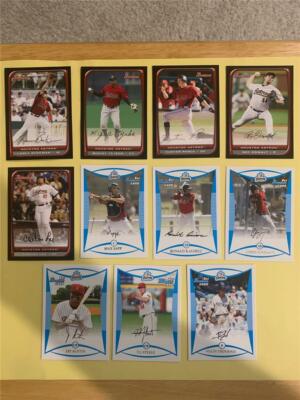 2008 Bowman Houston Astros Team Set 11 Cards With Prospects & Draft