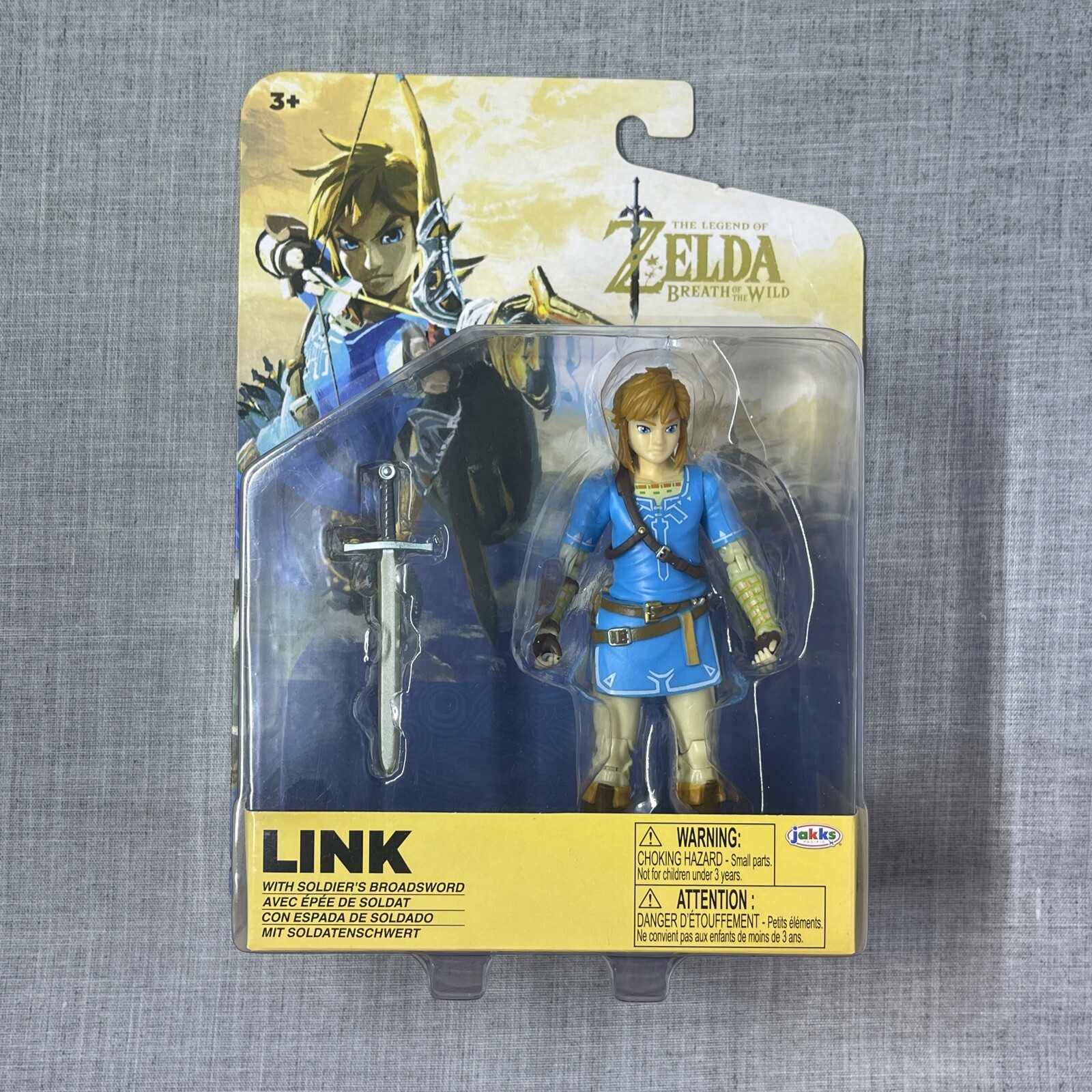 "Figura de 5"" The Legend Of Zelda Link Jakks Pacific 2023 Breath Of The Wild"