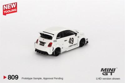 ⭐️MINI GT MINI LB-WORKS ABARTH 595 Gara MINI GT 1:64 LB-WORKS x Abas Works ABARTH 595 Gara LHD Model