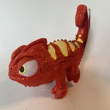 Disney Store Tangled Red Pascal Chameleon Plush Rapunzel Angry 8” W/ Tags Toy