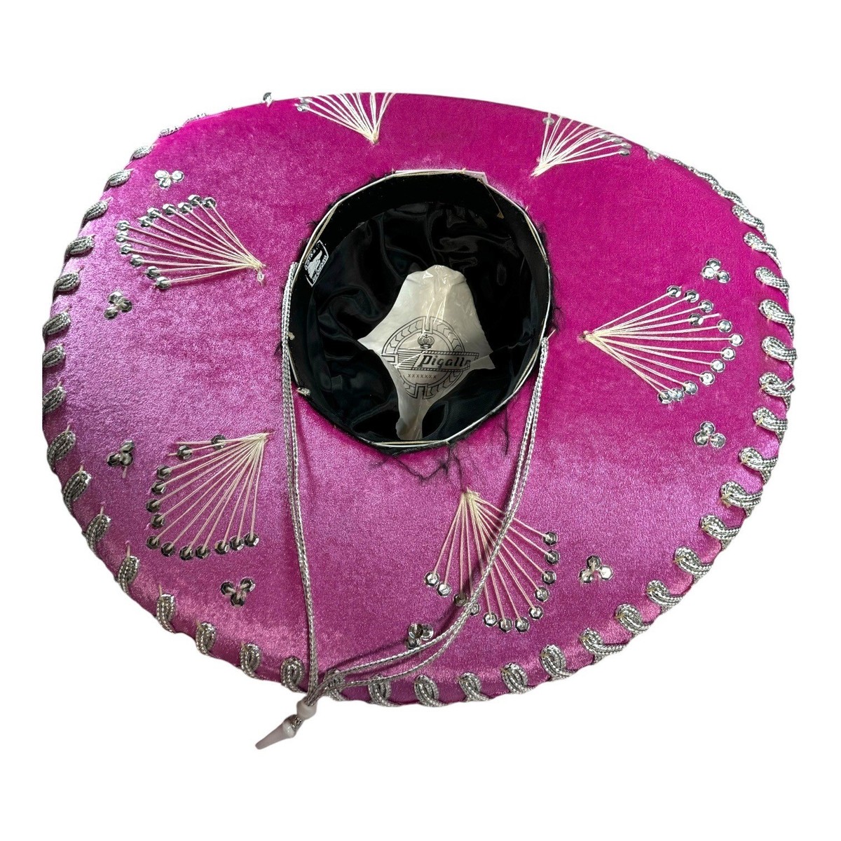 Sombrero Pink Velvet, 25 Across Brim From Mexico 11e__56789.1657060451.jpg?c=2 main image 2