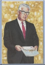 1990 Art Rooney Goal Line Art Postcard Unsigned - Series 2 Two