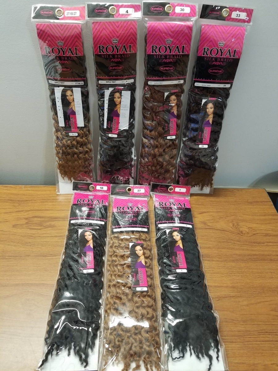 Supreme Royal Silk Collection Ripple Twist Braid