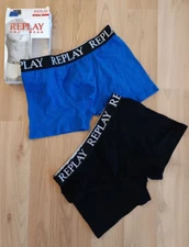 REPLAY 2X Boxer Shorts Trunk Size S New