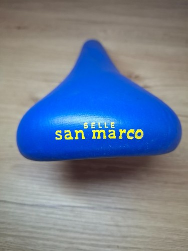 Retro Vintage Części rowerowe NIB NOS San Marco Corsaire 313 Siodełko - niebieskie - Zdjęcie 4 z 9