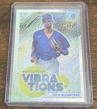Kevin Alcantara 2022 Bowman Virtuosic Vibrations #VV-11 Chicago Cubs