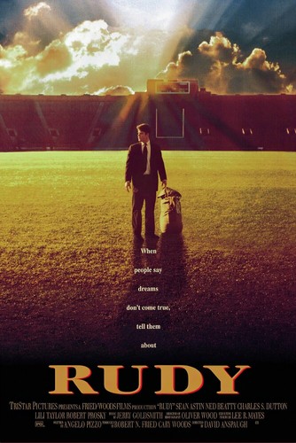 Rudy - Movie Poster (Regular) (Dreams Can Come True...) (Size: 24" X 36")