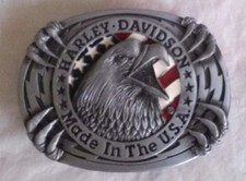 New Vtg. Harley Davidson Eagles Claw Raintree Belt Buckle