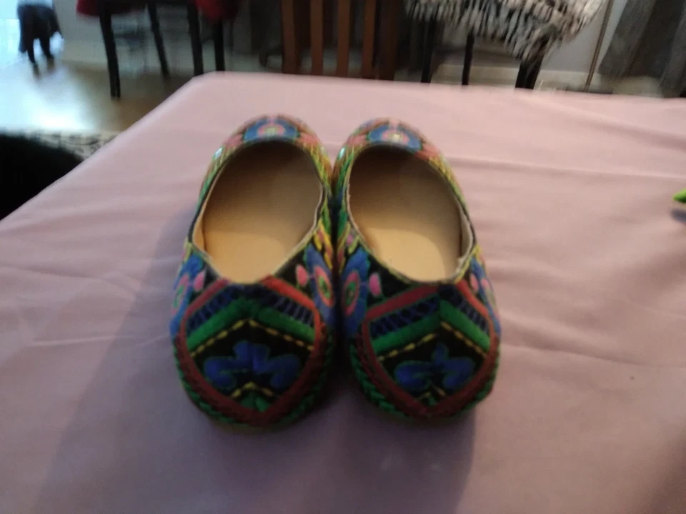 Zapatos SONOMA Mujer Planos Ballet Tipo Zapatos Bordados 7m Foto 3 de 4