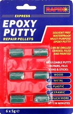 Epoxy Putty Repair Pellets, Waterproof Epoxy Putty Repair Pellets 6x5g Ceramic,