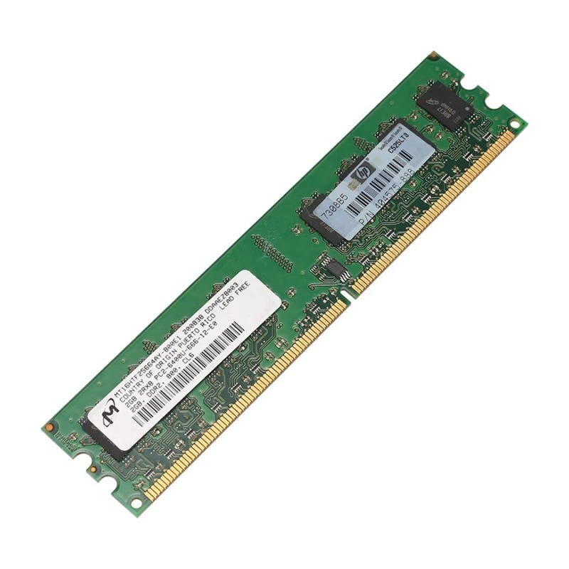 Micron 4GB 2x 2GB PC2-6400 DDR2 800MHz 240Pin CL6 DIMM RAM Computer intel Memory - Image 2 of 4