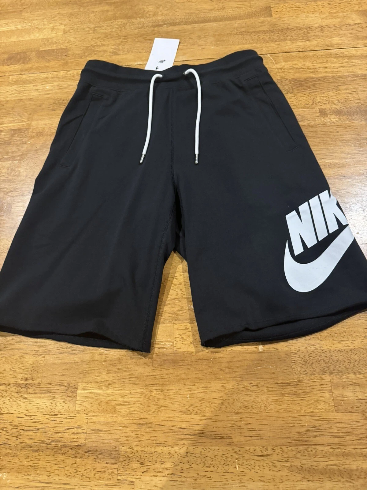 Nike Fleece Men's Training Shorts Black Small AT5267 010 Knee Length New W Tags