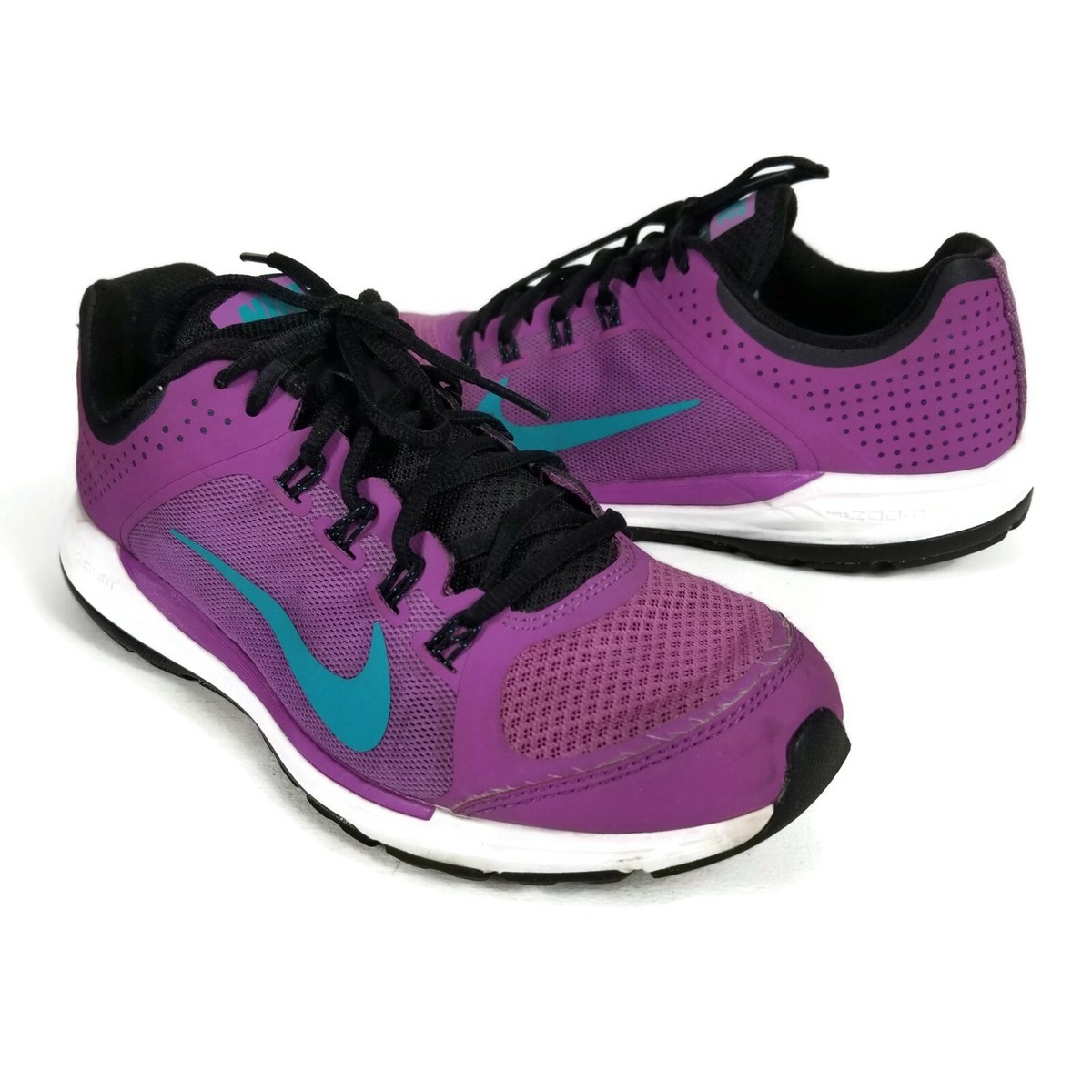 Nike Zoom ZM Elite 6 Running Shoes Womens 9.5 Purple Teal Nike Zoom ZM Elite 6 Running Shoes Womens 9.5 Purple Teal