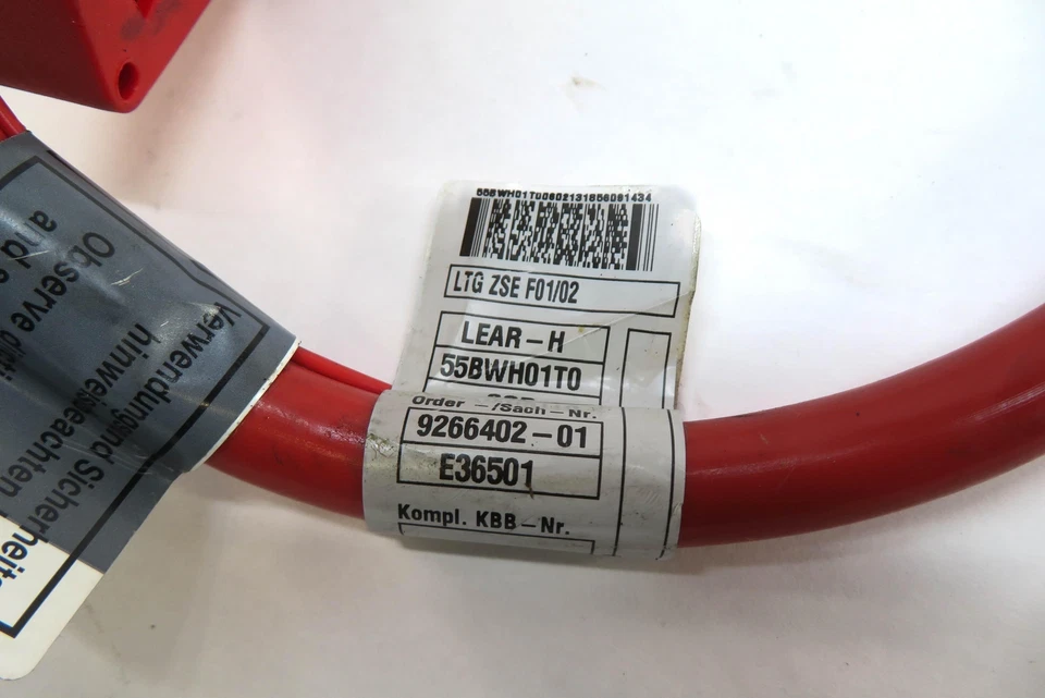 BMW ACTIVE HYBRID 7 (F04) 2013 cable de batería positivo con terminal (rojo) 9266402 Foto 4 de 4
