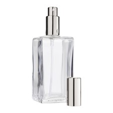 8 Ml Parfümzerstäuber Aus Leder – Mini-Reiseflasche Mit Glaskörper, Ausziehbarer Düse, In Weiß