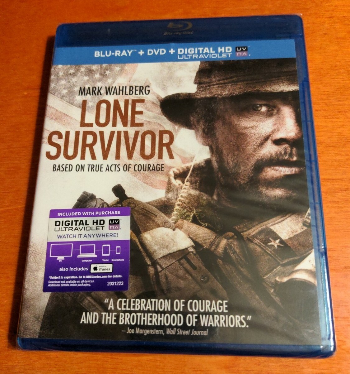 Lone Survivor Blu-ray Mark Wahlberg Taylor Kitsch Emile Hirsch