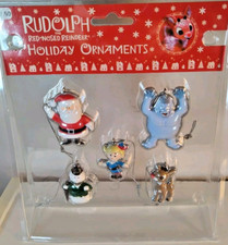 RUDOLPH THE RED NOSED REINDEER 5 FIGURE SET New Old Stock 2009 Christmas Snowman