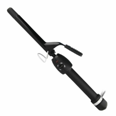 StyleCraft Black Gold Ceramic Hair Curling Iron 1.25 '' Salon Stylist SCSC125B