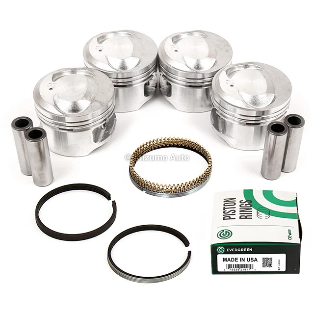 Поршни с кольцами подходят для Mercury Tracer Ford Focus Escort 2.0 Vin P SOHC - Изображение 2 из 4