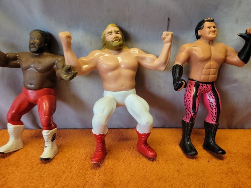 O~Vintage 1984 LJN Titan Sports Figures Lot Of 3 Including Brutus Beefcake - Picture 2 of 11
