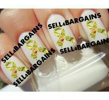 Yellow Ribbon Faith Love Hope Sarcoma, Bone Cancer AwarenessNail Art Decals