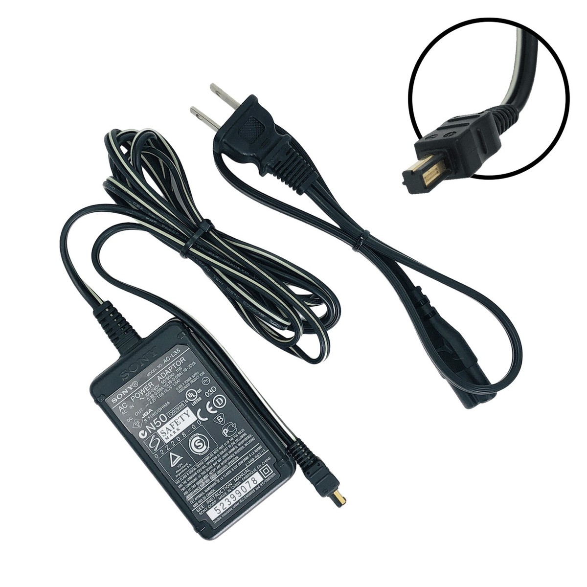 Genuine Sony AC Adapter for Sony Cybershot DSC-P10 Camera - OEM