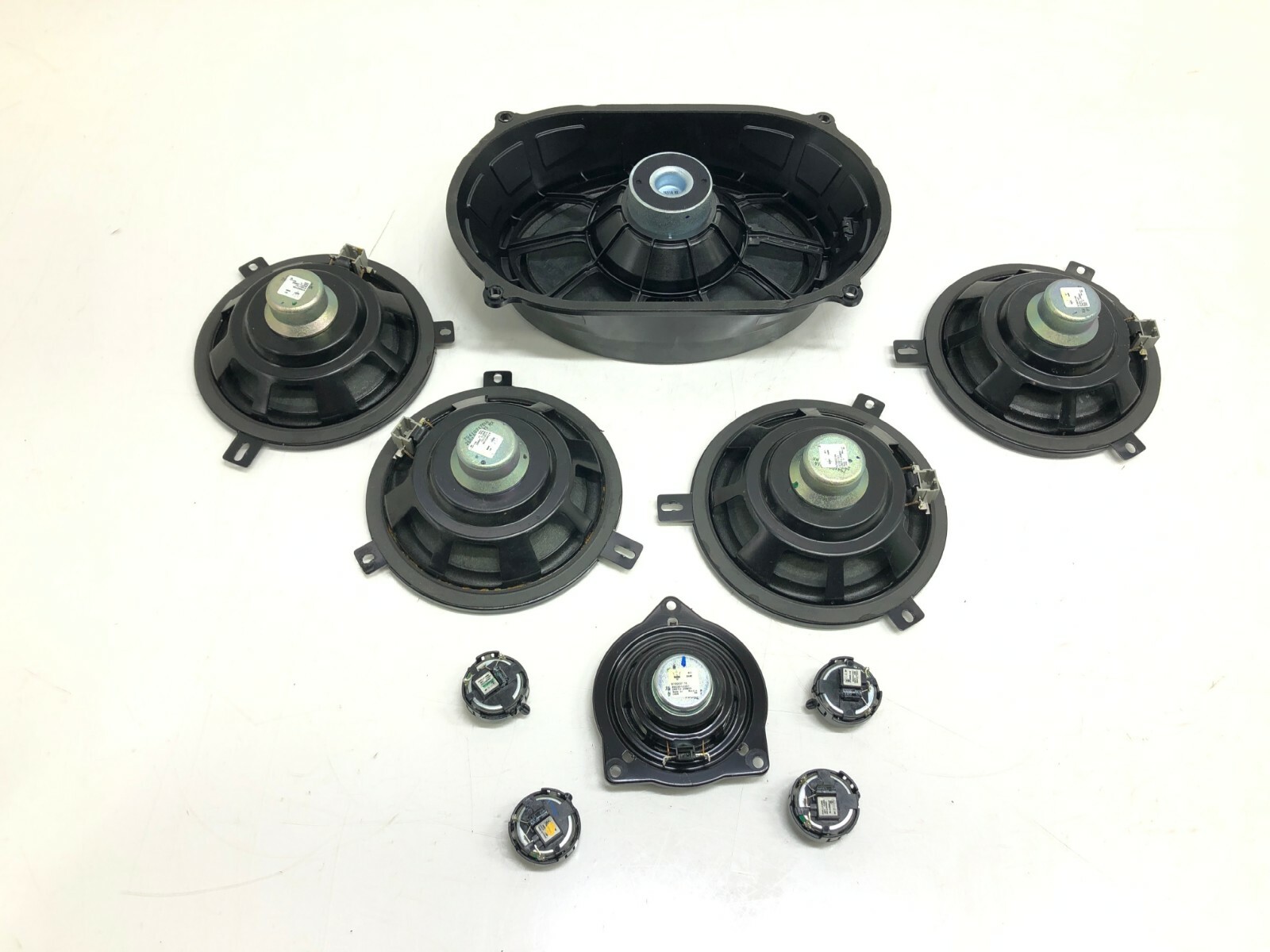 2014-2020 MASERATI QUATTROPORTE SPEAKERS SET 10PC OEM.