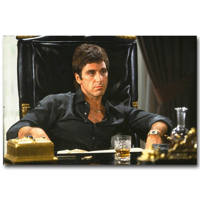 Scarface Classic Movie Silk Poster Print 12x18 24x36 inch Al Pacino Scarface Classic Movie Silk Poster Print 12x18 24x36 inch Al Pacino