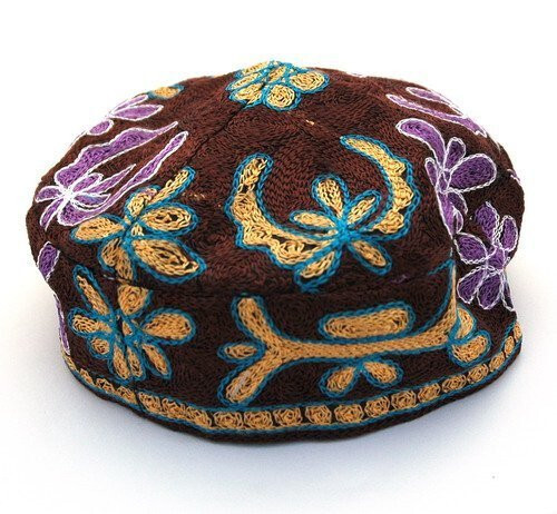 Yarmulke Kippah Jewish Kippa Hat Kipa Cap Cupples Knitted Suede Velvet Or Satin - Picture 20 of 43