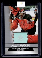 2023-24 Upper Deck Team Canada Juniors Pride Of The Program Benjamin Gaudreau