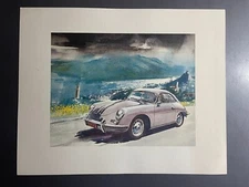 1962 - 1963 Porsche 356 B T6 Coupe Picture, Print, Poster RARE!! Awesome L@@K