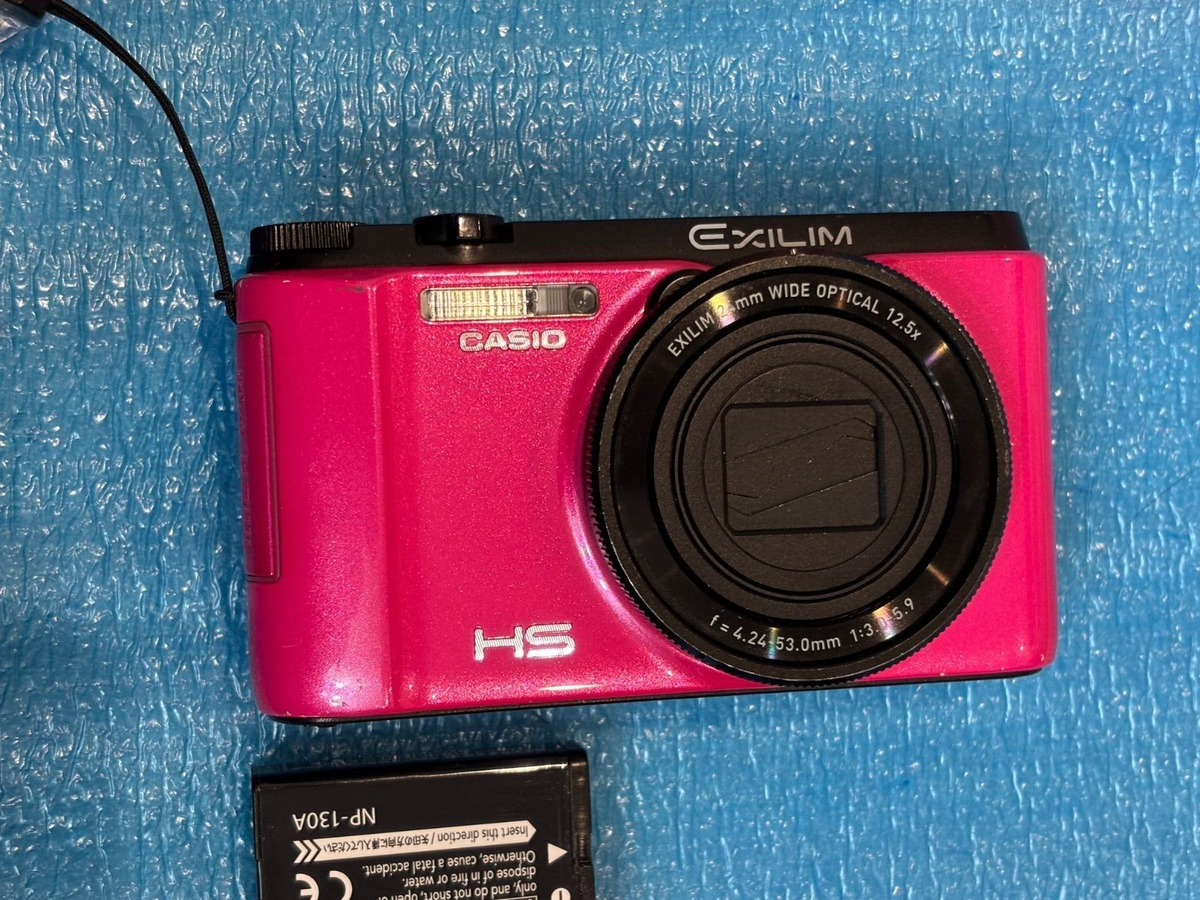 【動作品 美品】CASIO EXILIM EX-ZR1100 希少ピンク CASIO EXILIM EX-ZR1100VP Digital Camera Vivid Pink 16.1 MP