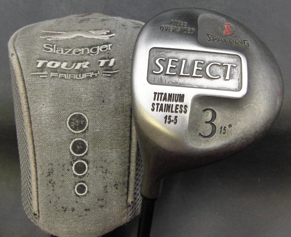 Left Handed Spalding Select 210cc 15° 3 Wood Regular Graphite Shaft + HC - Image 2 of 4