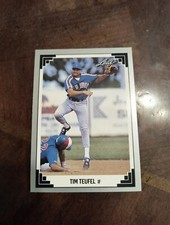 TIM TEUFEL 1991 LEAF #314 FREE SHIPPING