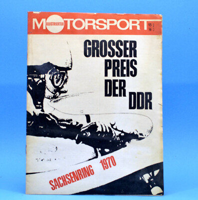 DDR Illustrierter Motorsport IMS 15 1970 Sachsenring Teutschenthal Bergamasche L