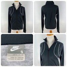 Nike Full Zip-up Jacket Women s Size S Black Track Jacket. Bn6