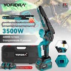 Tronçonneuse électrique sans fil 8 pouces Scie d'élagage pour Makita18V Batterie