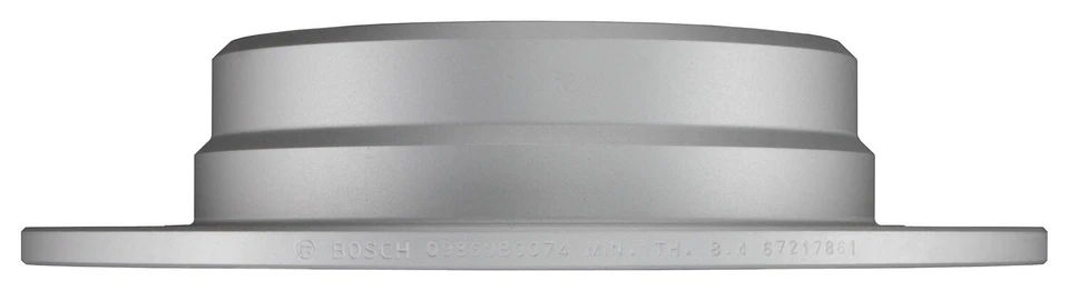 Rotor de freno de disco trasero QuietCast Bosch 1987-1988 BMW M6 Foto 4 de 4